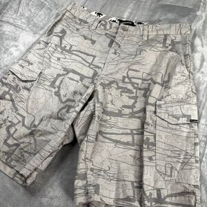 VTG 90s Gotcha AOP Cargo Shorts Mens Tag 34 Actual 32" Baggy Surf Skate Y2K